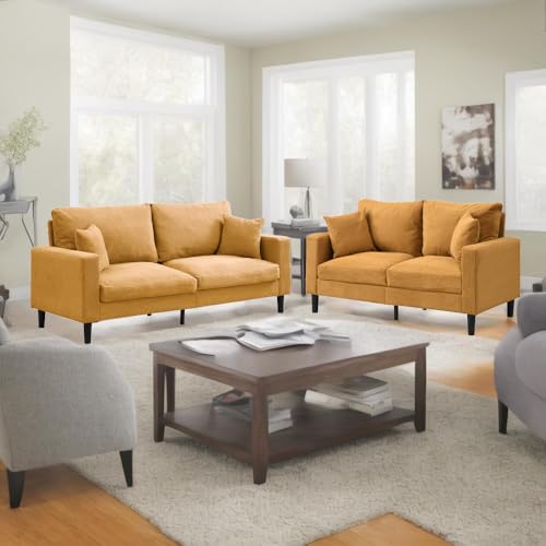 Modern 3+2 Seater Sofa Set for Small Spaces, Compact Two-Piece