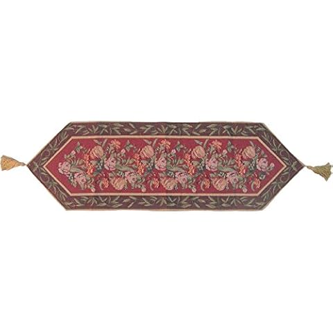 DaDa Bedding Rose Tapestry Table Runner Cover