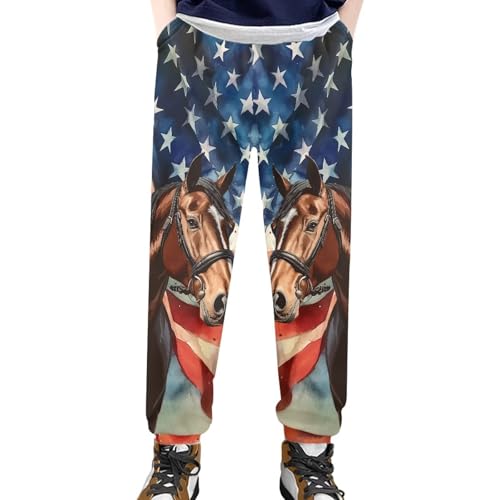 Boy's Sports Pants Sweatpant High Waist Trousers Casual Jogging Bottoms Activewear Pants for 4-15T3