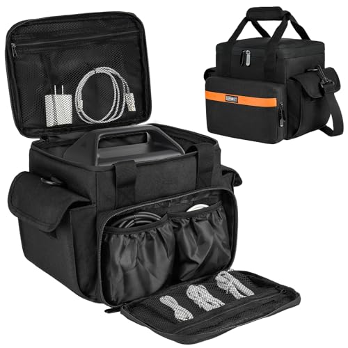 Lefor·z carrying case compatible with jackery explorer 1000/ecoflow river max/bluetti eb70s/grecell t1000 portable power station