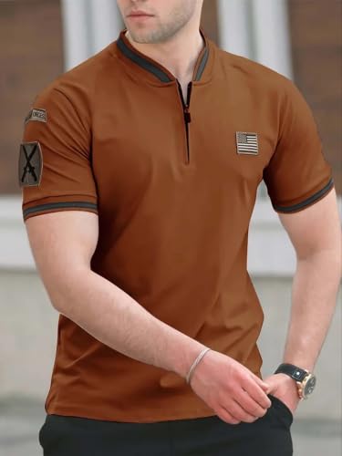 Image of Lymio Polo T Shirt for Men || T Shirt for Man || Collar T Shirt Style Men (Packs Also Available) (Polo-51-54)