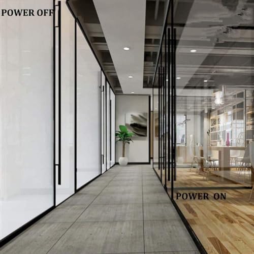 Image of Switchable Adhesive Smart Film PDLC Electronic Smart Tint Glass Sticker for Home Office Window, 8.2Inch x 11.8Inch