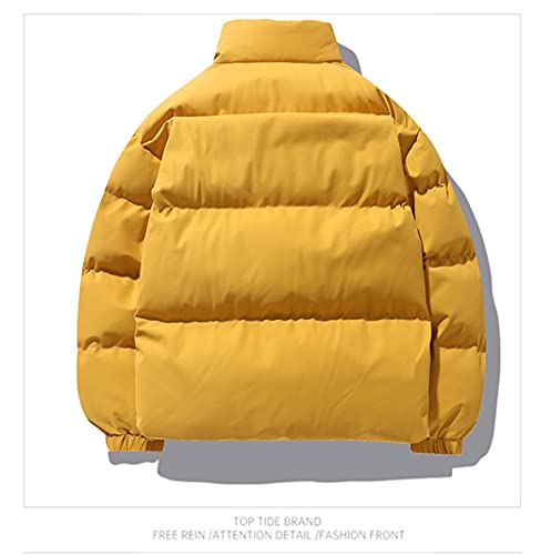 Men Cotton Padded Down Jacket Men Fashion Clothing Winter Solid Color Streetwear Fashion Trends Warm Coat Men3