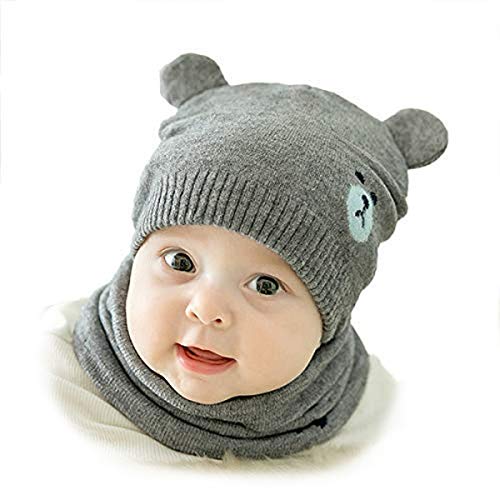 cjixnji Sombrero Infantil Bebé, De Invierno Sombrero Lindo Hecho Punto Crimping Wool Ball Cap Baby Beanie Sombreros Sombrero Niños Para Niñas y Niños