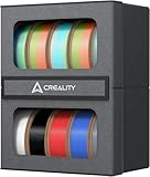 Boîte de rangement officielle pour filament Creality : Notre boîte de rangement à deux niveaux peut accueillir jusqu'à 10 rouleaux de filaments de 1 kg, ce qui permet de dire adieu à un espace créatif encombré. Gardez les filaments et la résine sensible aux UV bien rangés en un seul endroit