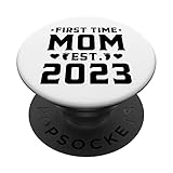 Photo Gallery first time mom est 2023 for future mom - funny new mom 2023 popsockets popgrip intercambiabile Photo Gallery first time mom est 2023 for future mom - funny new mom 2023 popsockets popgrip intercambiabile