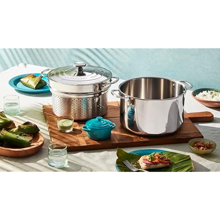 Le Creuset Stoneware Mini Round Cocotte, 8 oz., Caribbean