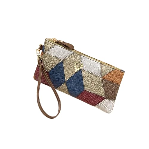 hito Rhombus Pattern Clutch Bag Women Wristlet Handbag-picture-10