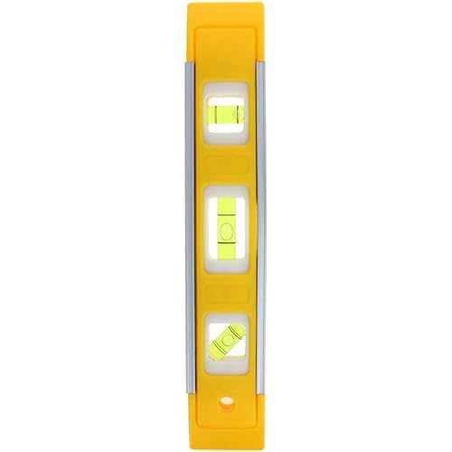 Utoolmart Magnetic Box Level Torpedo Level,3 Different Bubbles/45°/90°/180°Measuring Shock Resistant Torpedo Level 3pcs