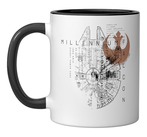 Taza cerámica Star Wars Millennium Falcon 11 oz