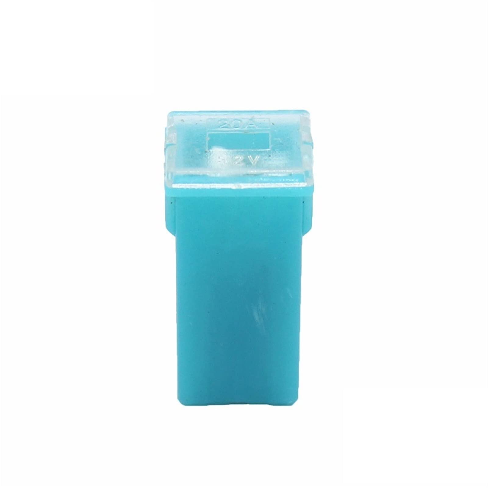 KXIWLUFV 10pcs 20A 25A 30A 40A 50A 60A Insurance Auto Square Fuse Tube for Car Air Conditioning Fan(20a)