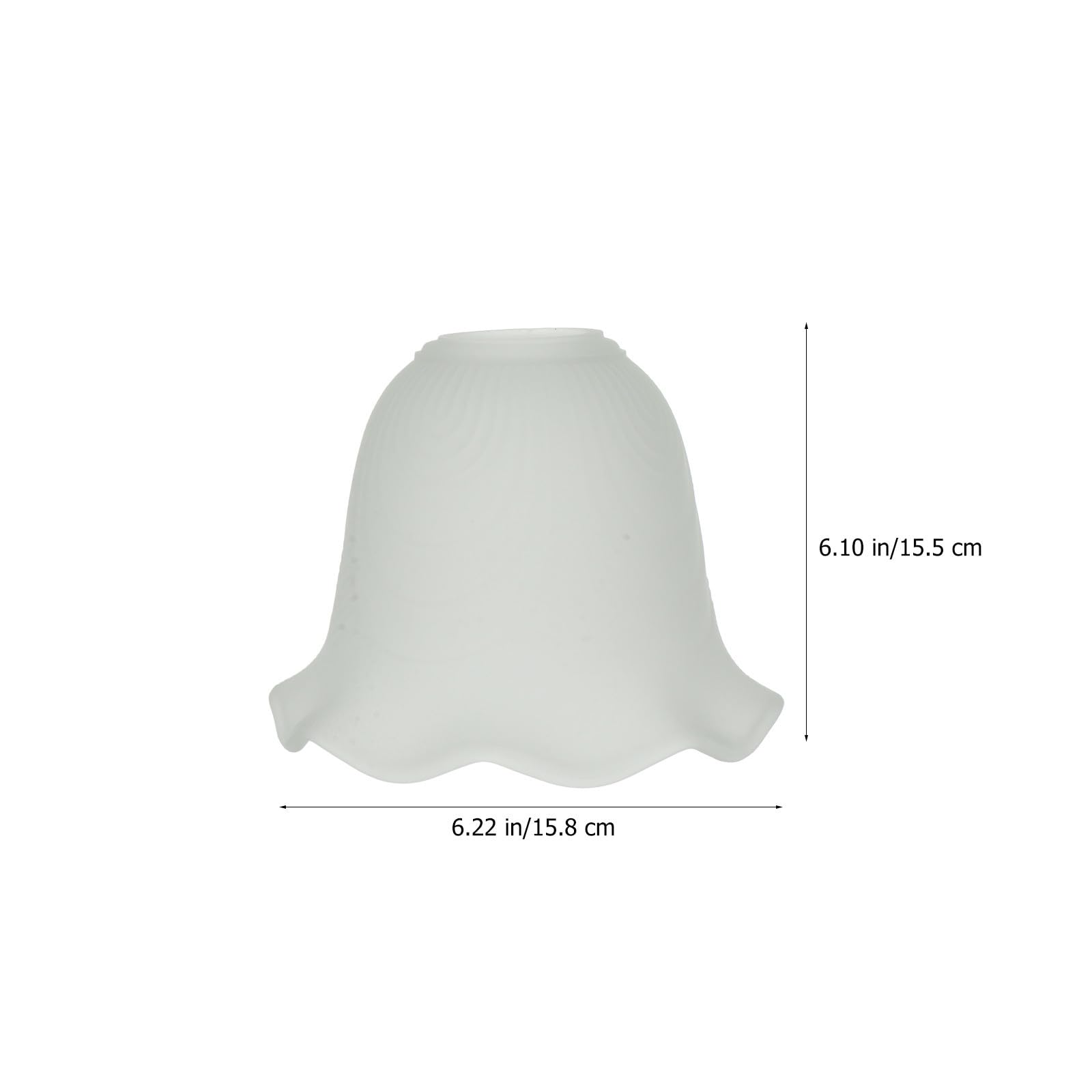 Paralume in Vetro E27 Elegante per Lampade da Tavolo e Comodino