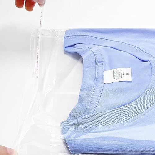 100 x selbstklebende Folienbeutel, 225x310 mm, im DIN A4 Format, transparent, antistatisch, ideal zum Verpacken von Druckmedien oder Textilien.