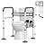 LEAGENT FSA Eligible Toilet Safety Rails for Seniors, Stable Toilet Safety Frame w/Larger Suction Leg, Adjustable Toilet Rails for Any Toilets, Tool Free Toilet Handles for Elderly/Handicap/Pregnant