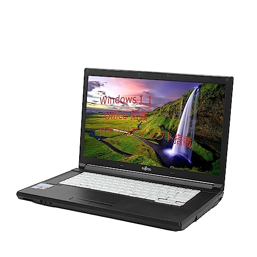 【整備済み品】 【 大画面見やすい15インチ office搭載】 富士通 ノートパソコン A747 Core i5-7世代 メモリ32GB 高速SSD 《DVDドライブ/無線LAN/Bluetooth/》 (整備済み品) (SSD 512GB) (SSD
