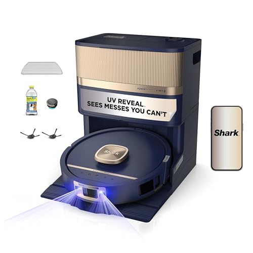 Image of Shark UV Reveal PowerDetect Robot Vacuum, Blue Harbor, RV3025XEUSBL