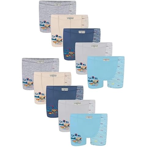 LOREZA Boxers Garçon Lot de 10 Cover