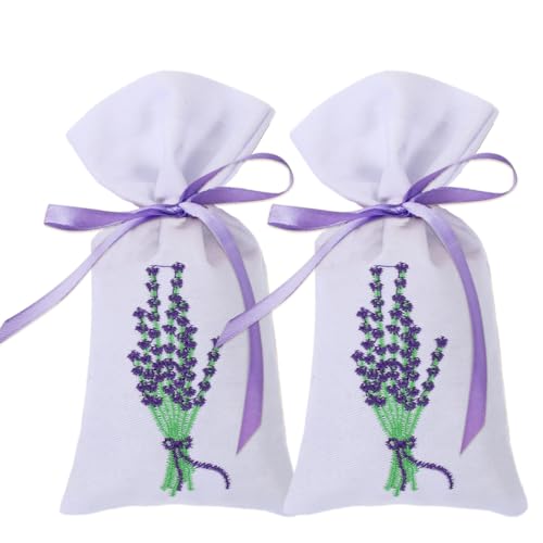 JTKREW 2 sachets de Lavande parfumés Sachet Senteur pour Armoire, Linge et Placard(30g*2)