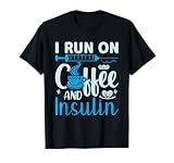 Diabetes Kaffee Männer Frauen Diabetes Bewusstsein Diabetiker T-Shirt