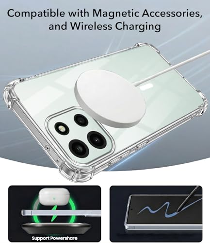 Image of Jkobi Shockproof Crystal-Clear Back Cover for Oneplus Nord 6 (Magsafe Wireless Support | Drop & Camera Protection | Hard Polycarbonate)