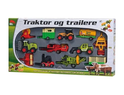 Bull - Farm Giftbox coffret figurine de ferme noire 12 pièces 41725 maquette