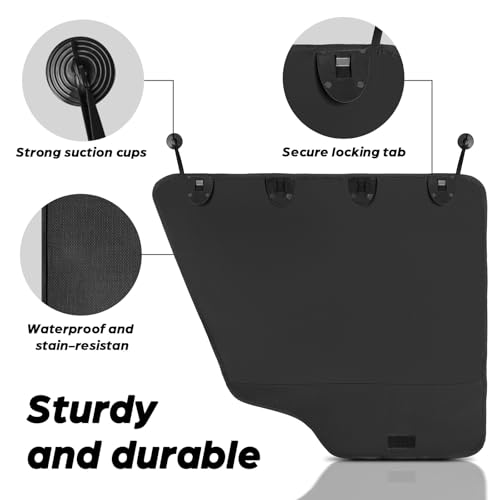 image for fidozen Dog Car Door Protector - 2 Pack Durable & Universal Fit Anti-S