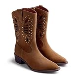 GIOSEPPO Bota cowboy de piel Modelo MILTONA color Cuero, talla 38