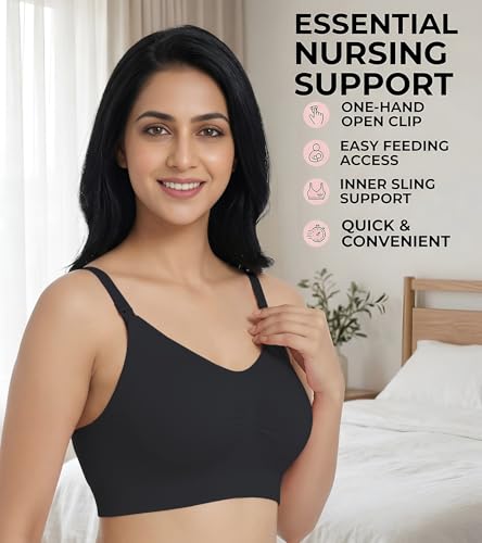 Image of DClub Comfort Revolution Seamless Bra -Easy lite Full-Coverage Wireless Everyday Bra with Soft Comfort with Removable Pad.