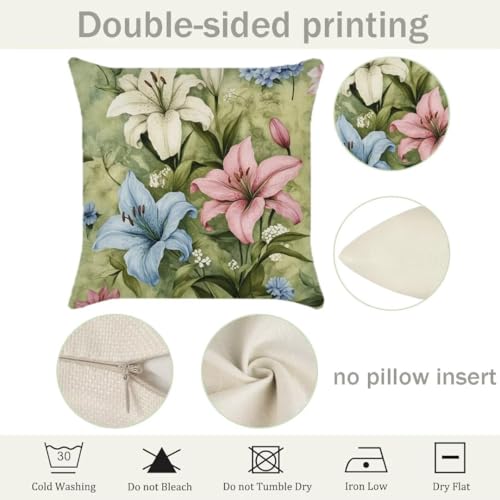Housse de coussin 40x40cm lavable et imperméable pour canapé - 5