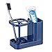 iDesign InterDesign Bathroom Toothbrush and Toothpaste Stand/Holder and Medicine Cabinet Organizer, Navy Med+ Dental Center