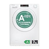 Candy Smart Pro Inverter CO4474TWM6/1-S Lavatrice a carica frontale, 7KG, Classe A-10%, 1400 giri, Motore Speed Dive Inverter, 16 programmi, AxLxP 85x60x45,4 cm, Bianco [Classe di energetica A]