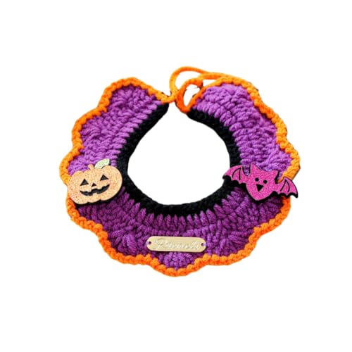 ペット 猫 スカーフ ポータブル 首輪 ハロウィン 犬 コスチ(小・中・大型犬用)