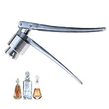Pinza Manuale per Profumi Da 15/20 mm, Tappatrice Portatile per Tappi Di Bottiglie con Manico Lungo Ergonomico, Strumento Versatile per Tappare Fiale, Barattoli E Contenitori In Vetro,20mm