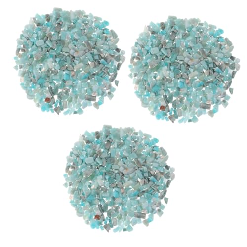 BESPORTBLE 3 Piezas Grava para Acuario - Gravilla Pulida - Decoración terrario decoración de pecera Plantas de Tanque de Tortuga Rocas Brillantes macetas Grava para pecera Piedras de Grava