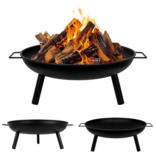 ADGO Palenisko do ogrodu, na taras, grill, koksownik 60 cm, do użytku na zewnątrz, kominek