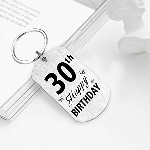 Resdink 30Th Birthday Keychain Gifts For Him Her, 30 Year Old Birthday Gifts For Men Women, Happy 30Th Birthday Gifts, Mens 30Th Birthday Gifts Ideas #TOP4
