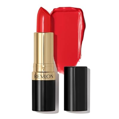 REVLON Super Lustrous Lipstick  Barra de Labios con Textura Cremosa para unos Labios más Suaves y Voluminosos  Fórmula Hidratante con Vitamina E  Tono 720 Fire And Ice 4 2g