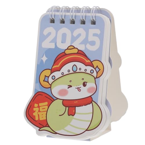 FRCOLOR 年対応 卓上カレンダー 小型デスクカレンダー かわいいデザイン 月間予定表 オフィス 家用 使いやすいスケジュール管理用品