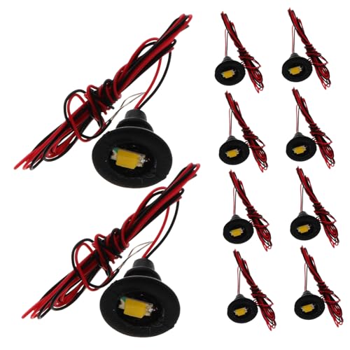 Totority Miniature Led Chandelier Model Landscape Lights 12pcs Perfect for Modeling and Photography