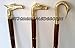 NAUTICAL GIFT STORE antiqe Brass Elephant,Horse,Eagle Handel Walking Stick Vintage Cane 36