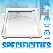 HECASA 240599803 Crisper Pan Cover Shelf Frame W/O Glass Compatible with Frigidaire Refrigerator Replacement only