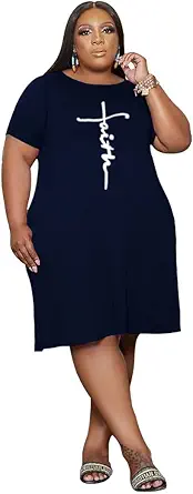 Oversize Tshirt Dress for Women with Pockets