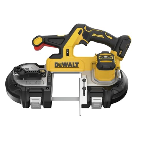 DEWALT 20V MAX XR Dual Trigger Bandsaw, Brushless Motor, Portable and Cordless, 3-3/8 Inch Cut Capacity, Bare Tool Only (DCS379B)