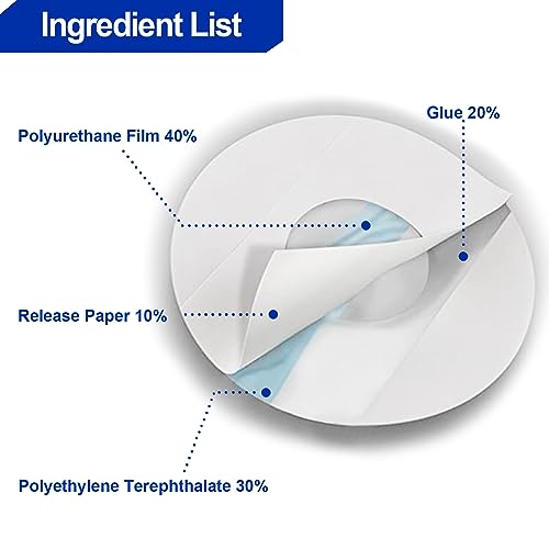 Freestyle Sensor Stickers Sets & Libre 2 Sensor Covers Waterproof Adhesive Patches Cgm Tape Clear Bandage With Sticker, Hypoallergenic Latex-Free 14 Days Long Stay,Total 40Pack #TOP7