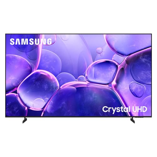 Samsung 85' Crystal UHD U8000F 4K, Procesador Crystal, Diseño Metálico, Knox Security, Escalado 4k, Smart TV (2025)