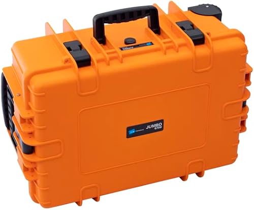 Miniatura 3 de B&W International Jumbo 6700 - Caja de herramientas para exteriores con tableros de herramientas de bolsillo, color naranja