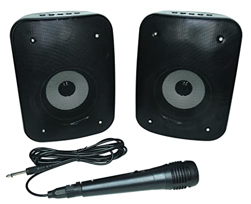 2 Enceintes Bluetooth Lexibook stéréo résolvant le manque d'ambiance avec micro