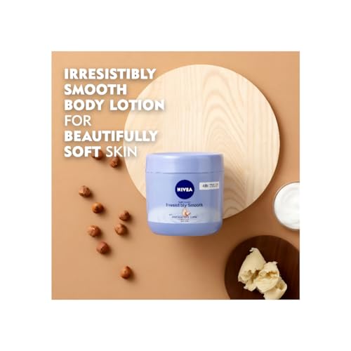 NIVEA Irresistibly Smooth Body Cream with Shea Butter, Deep Moisture Serum, 400ml – Intense Hydration for Dry Skin, Non-Greasy, 48-Hour Moisture, Silky Soft Skin, Daily Body Lotion, Pack of 2 - Image 6