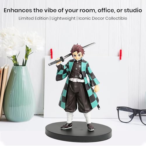 Image of Anime Cartoon Character Q Posket [16cm] Action Figure | Limited Edition | Attractive Lightweight Durable Collectibles Figures for Home Decors Office Desk and Study Table (Tanjiro 16Cm)