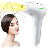 IPL laser Hair Removal Device for Women & Men-Permanent Safe Painless Hair Removal System-500,000 Real Flashes, 2 Modes, 5 Level Full Body laser Hair Removal System Solution